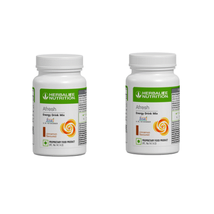 Herbalife Cinnamon Afresh Energy Drink Mix 50 gms 2 Pcs - Herbalife Products