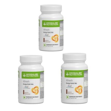Herbalife Elaichi Afresh Energy Drink Mix 50 gms 3 pcs - Herbalife Products