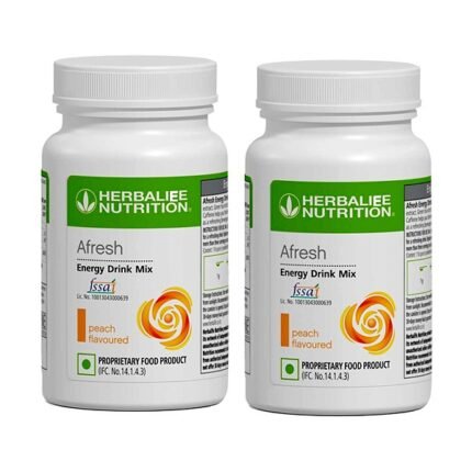 Herbalife Peach Afresh Energy Drink Mix 50 gms 2 Pcs – Herbalife Products