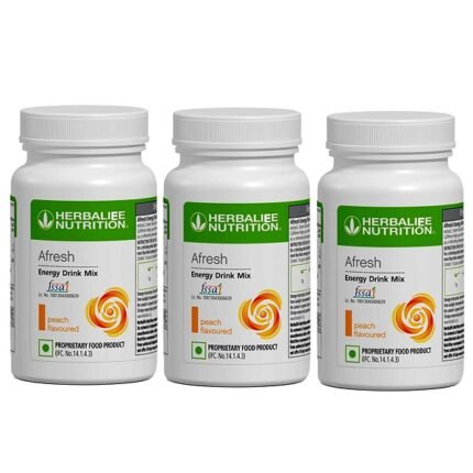 Herbalife Peach Afresh Energy Drink Mix 50 gms 3 Pcs – Herbalife Products