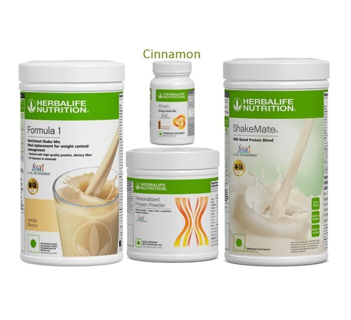 Herbalife Vanilla Shake + Afresh Cinnamon + PP200gms + Shakemate - Herbalife Products Herbalife Vanilla Shake + Afresh Cinnamon + PP200gms + Shakemate - Herbalife Products